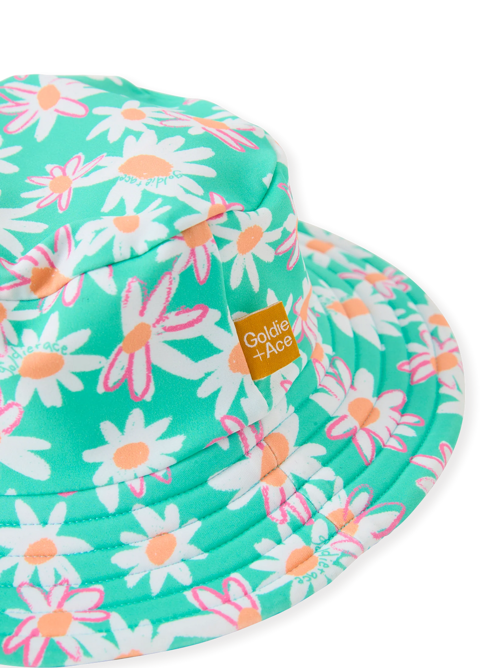 Goldie + Daisy Patch Swim Bucket Hat