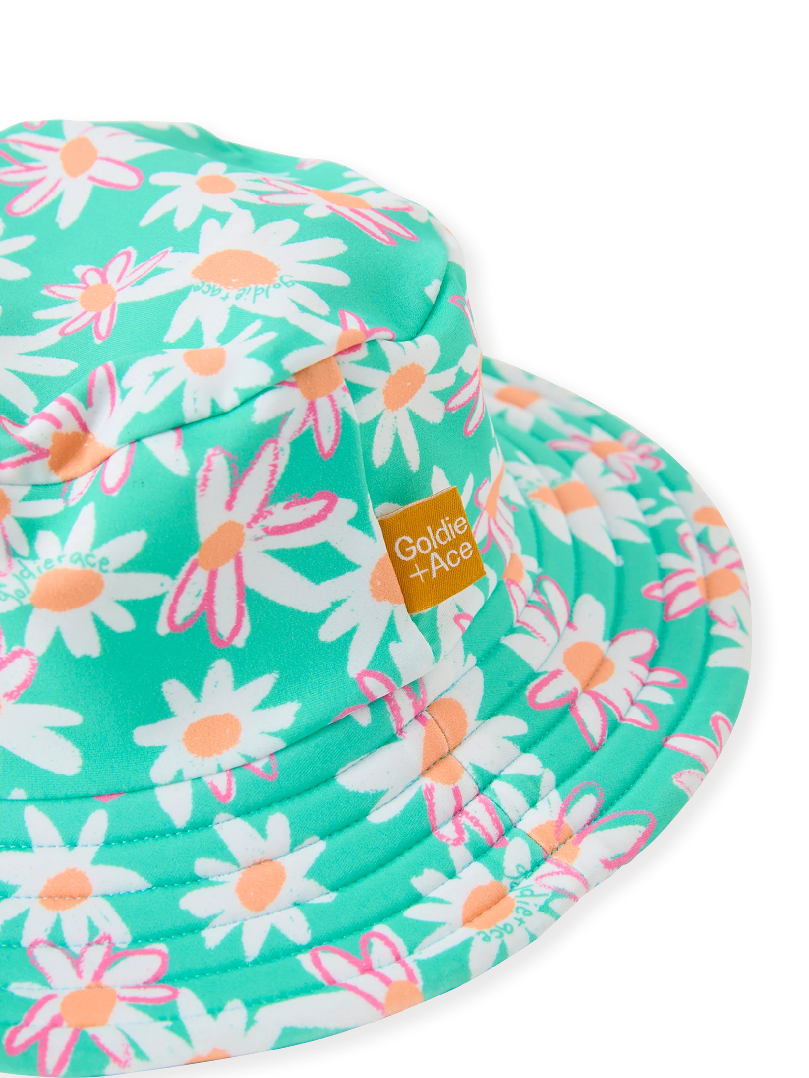 Goldie + Daisy Patch Swim Bucket Hat