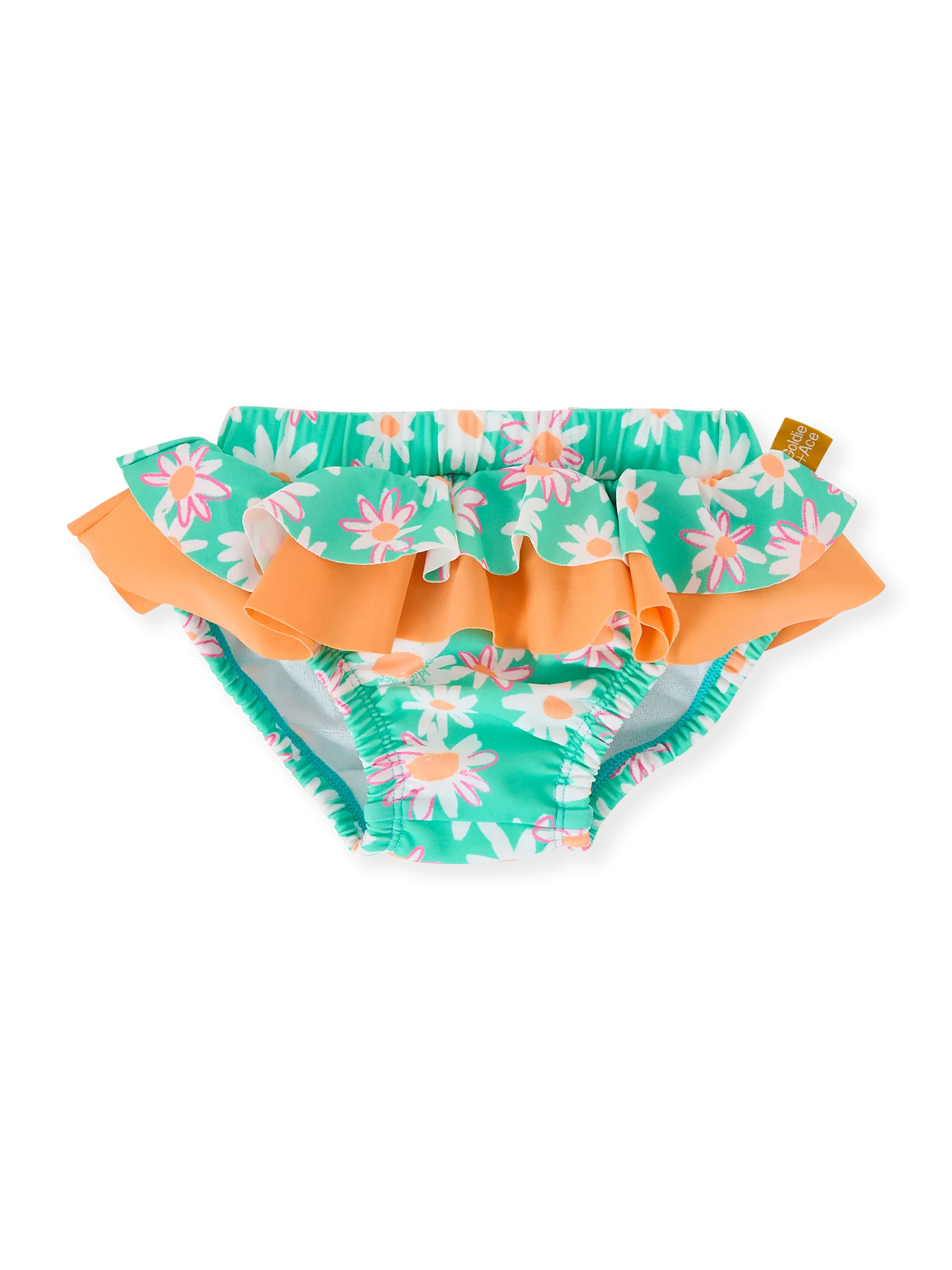 Goldie + Ace  Daisy Patch Frill Waist Swim Nappy