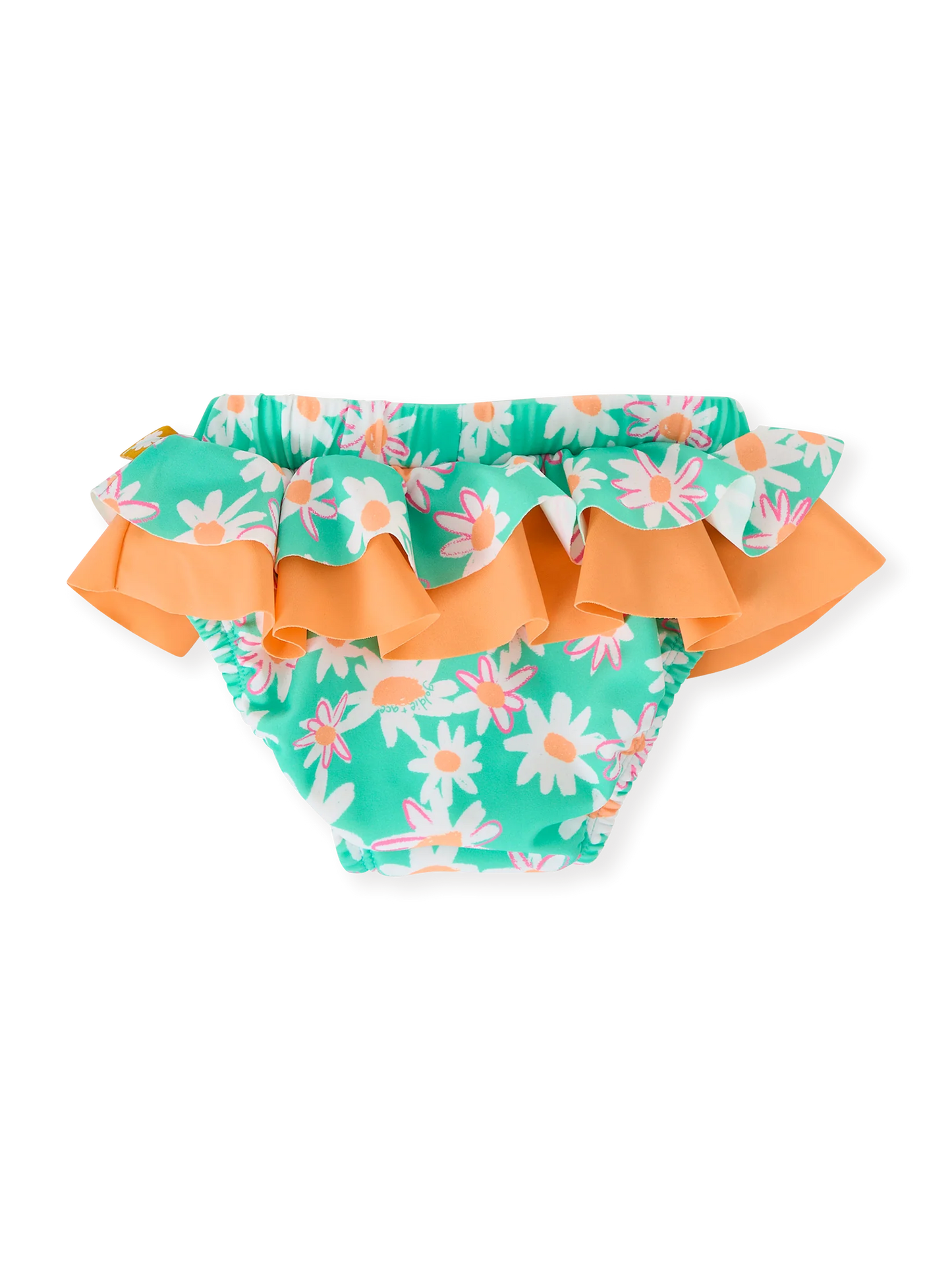Goldie + Ace  Daisy Patch Frill Waist Swim Nappy