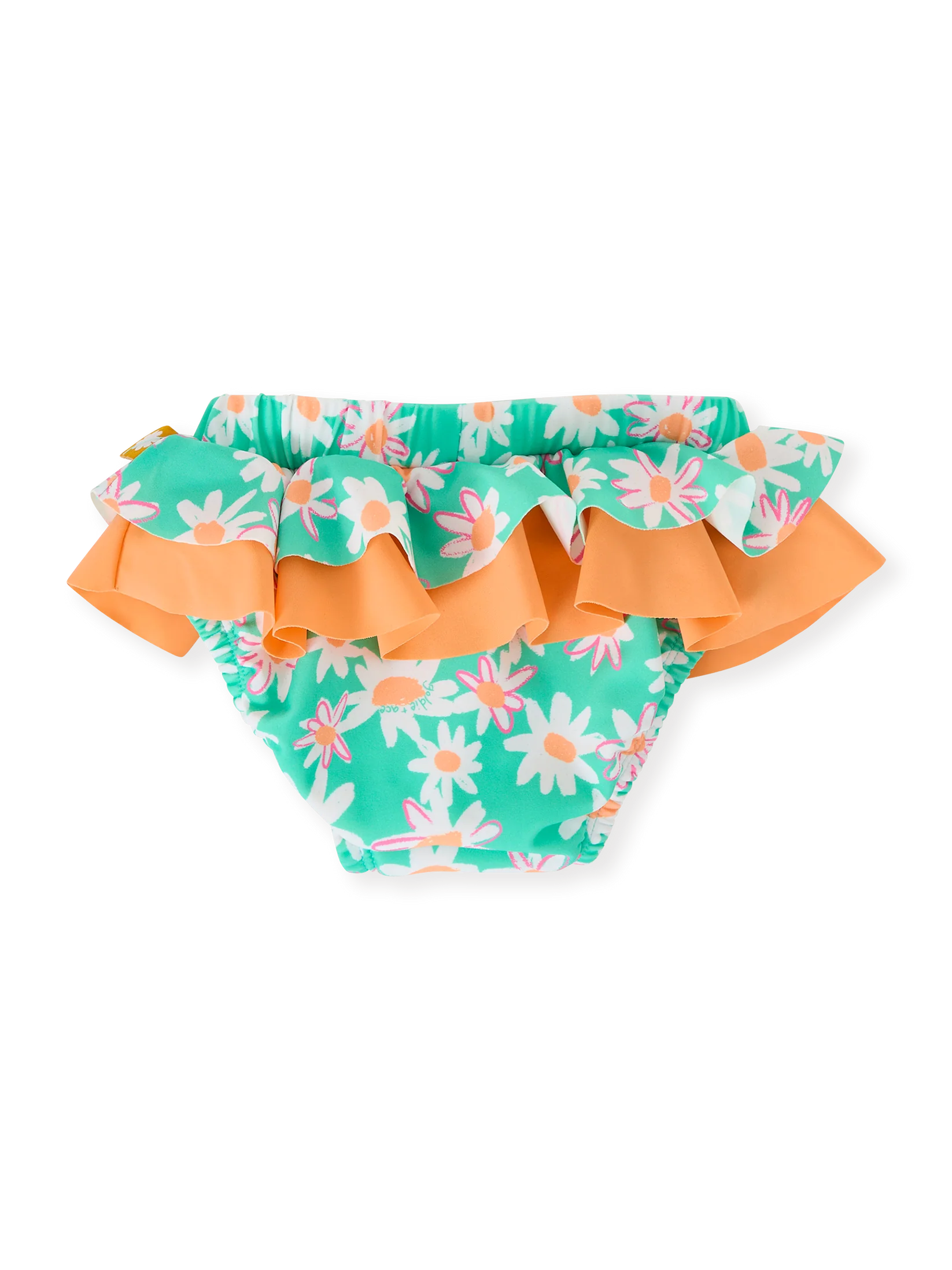 Goldie + Ace  Daisy Patch Frill Waist Swim Nappy