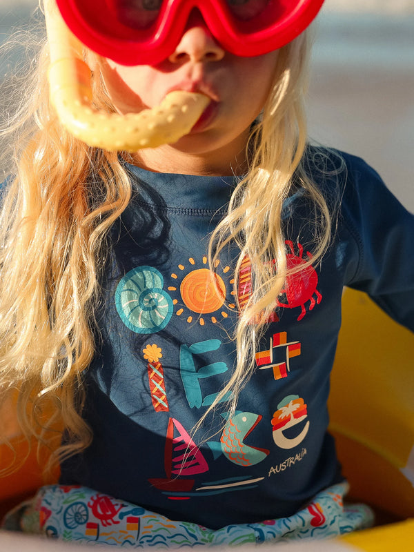 Goldie + Ace G'Day From The Bay Rashguard
