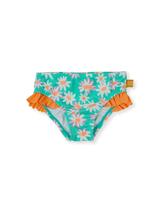 Goldie + Ace  Daisy Chain Frill Waist Bikini Bottom