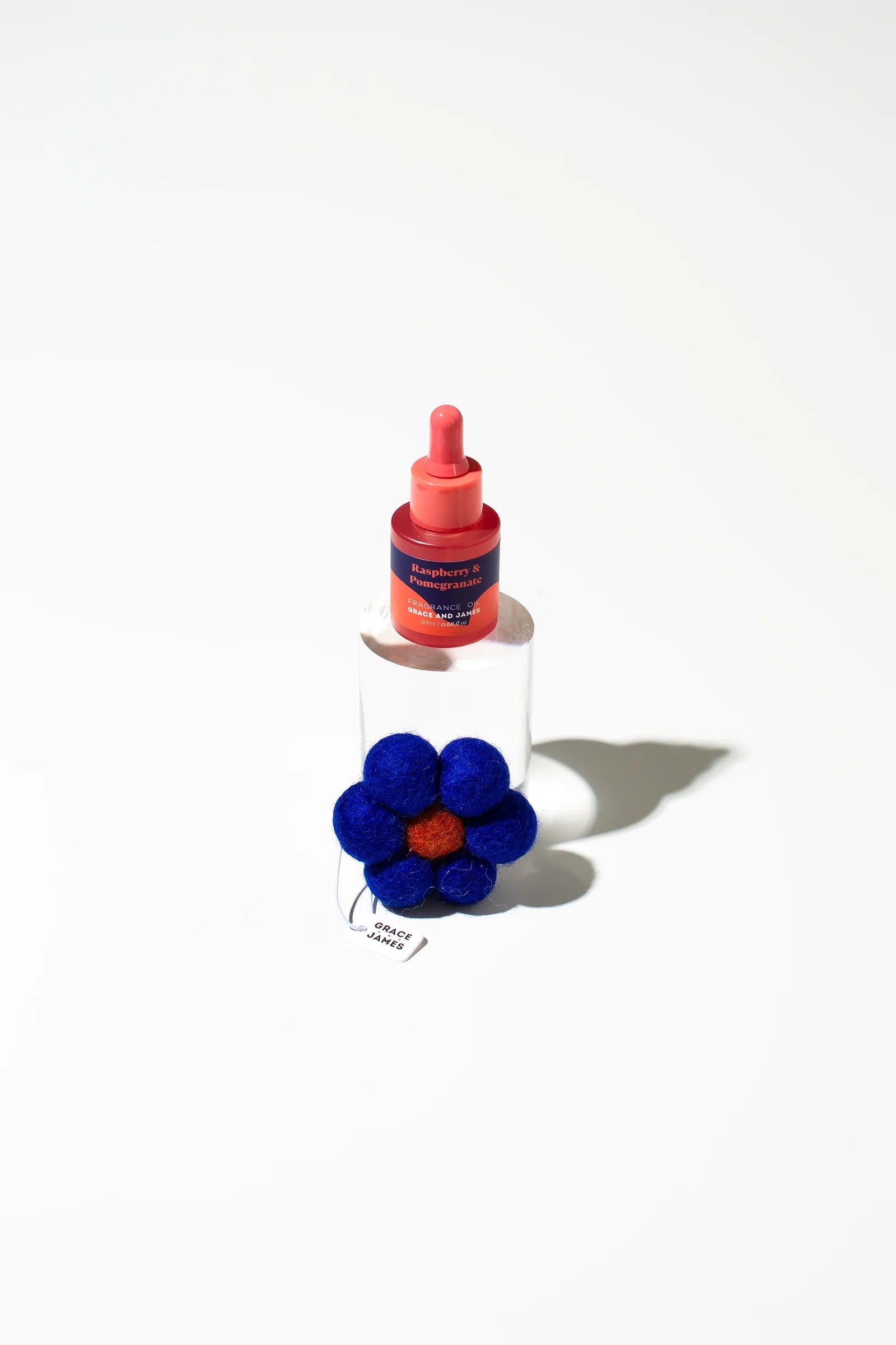 Grace & James Raspberry & Pomegranate - Felt Air Freshener
