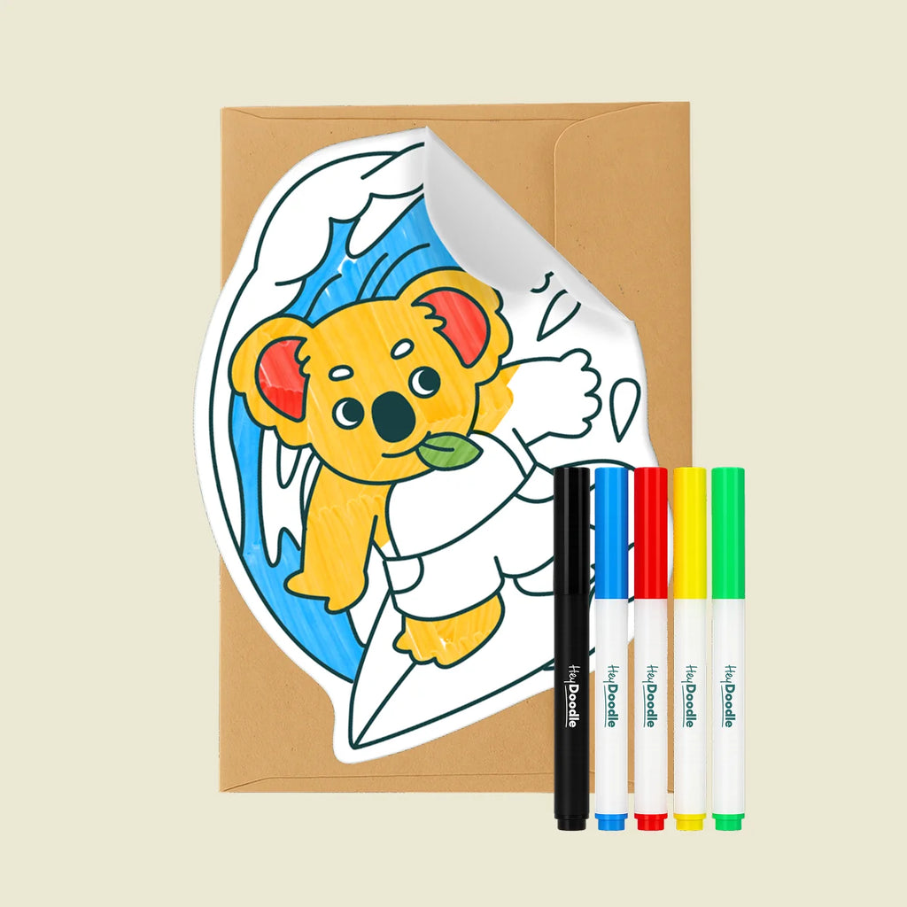 Hey Doodle - Reuseble Greeting card - Assorted