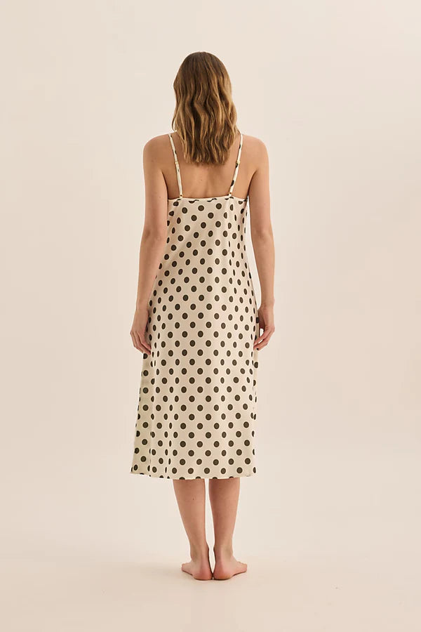 Gingerlilly - Hannah Olive Spot Nightie