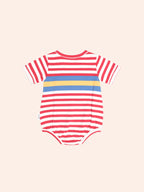 Huxbaby Fireman Hux Stripe Romper