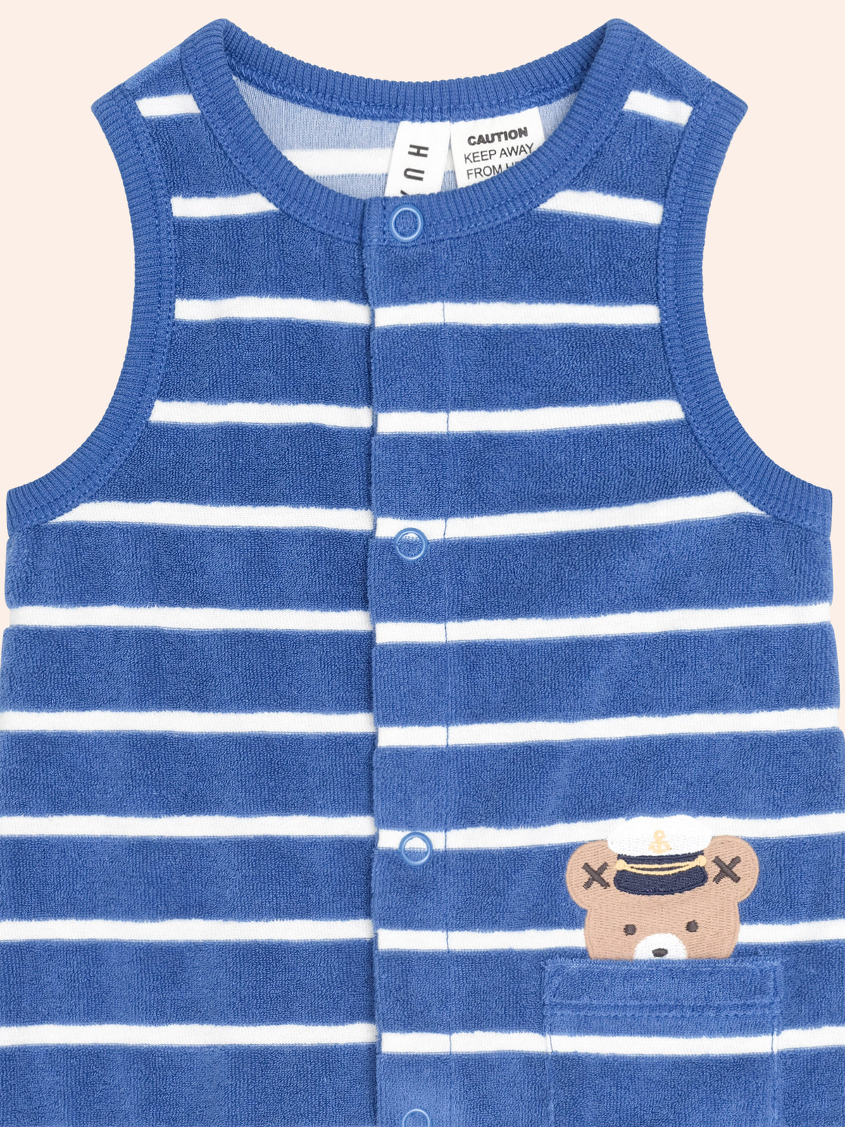 Huxbaby Nautical Peekaboo Hux Toweling Romper