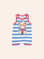 Huxbaby Nautrical Stripe Sitting Hux Sleeveless Romper