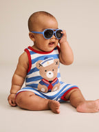 Huxbaby Nautrical Stripe Sitting Hux Sleeveless Romper