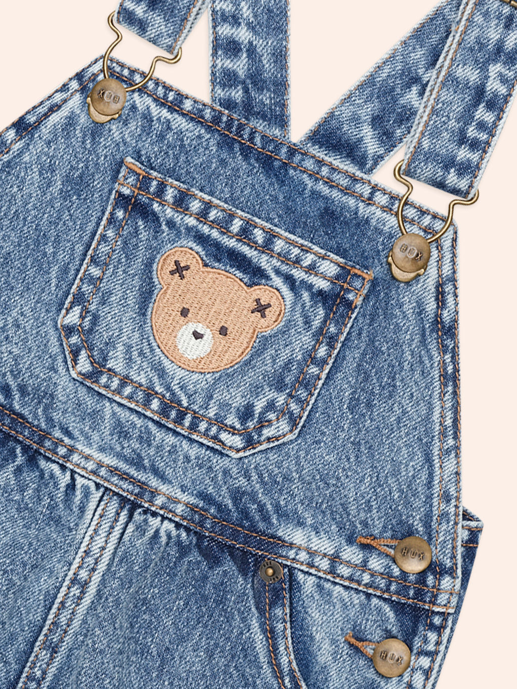 Huxbaby Dreamy Denim Overalls