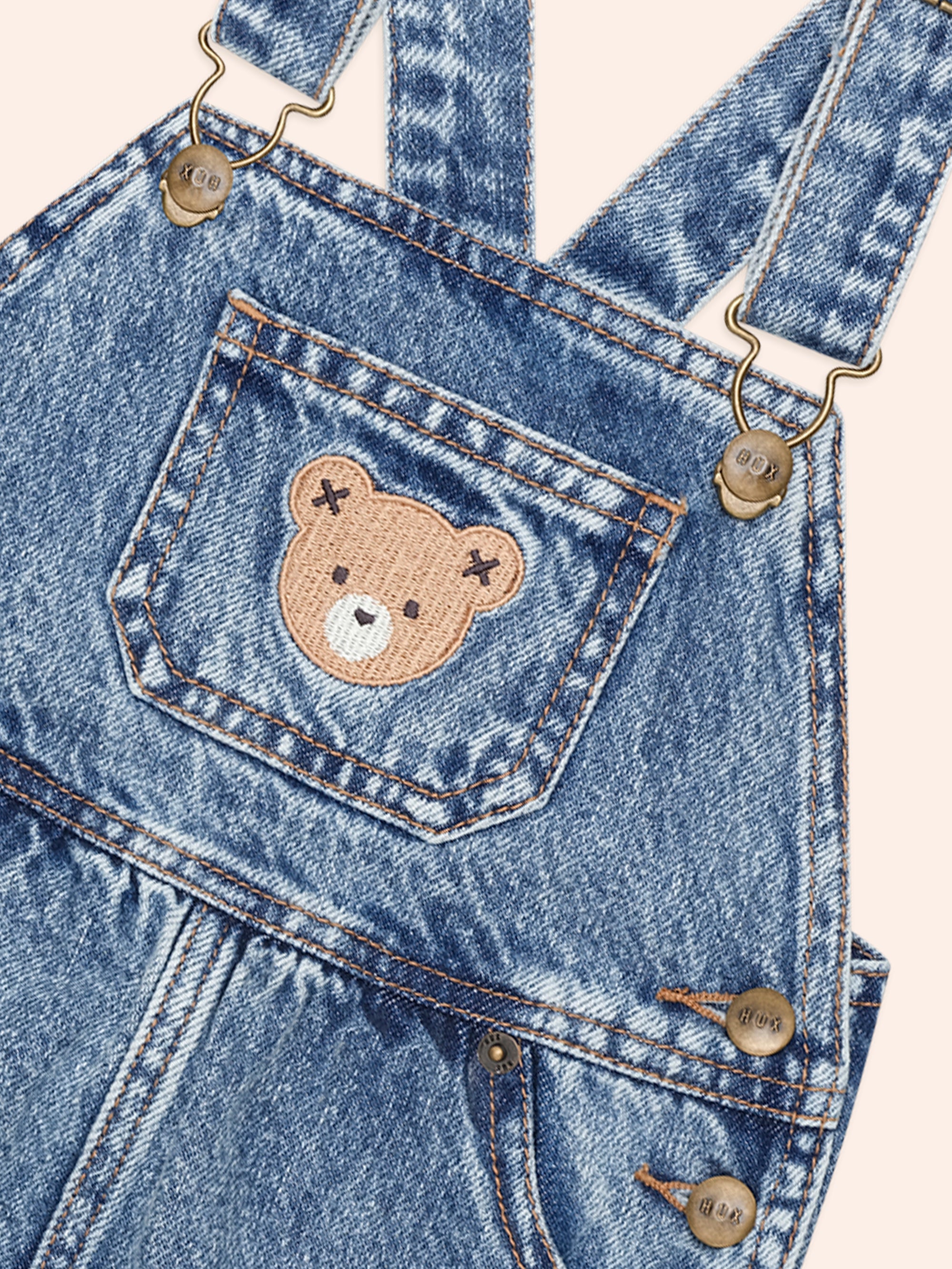 Huxbaby Dreamy Denim Overalls
