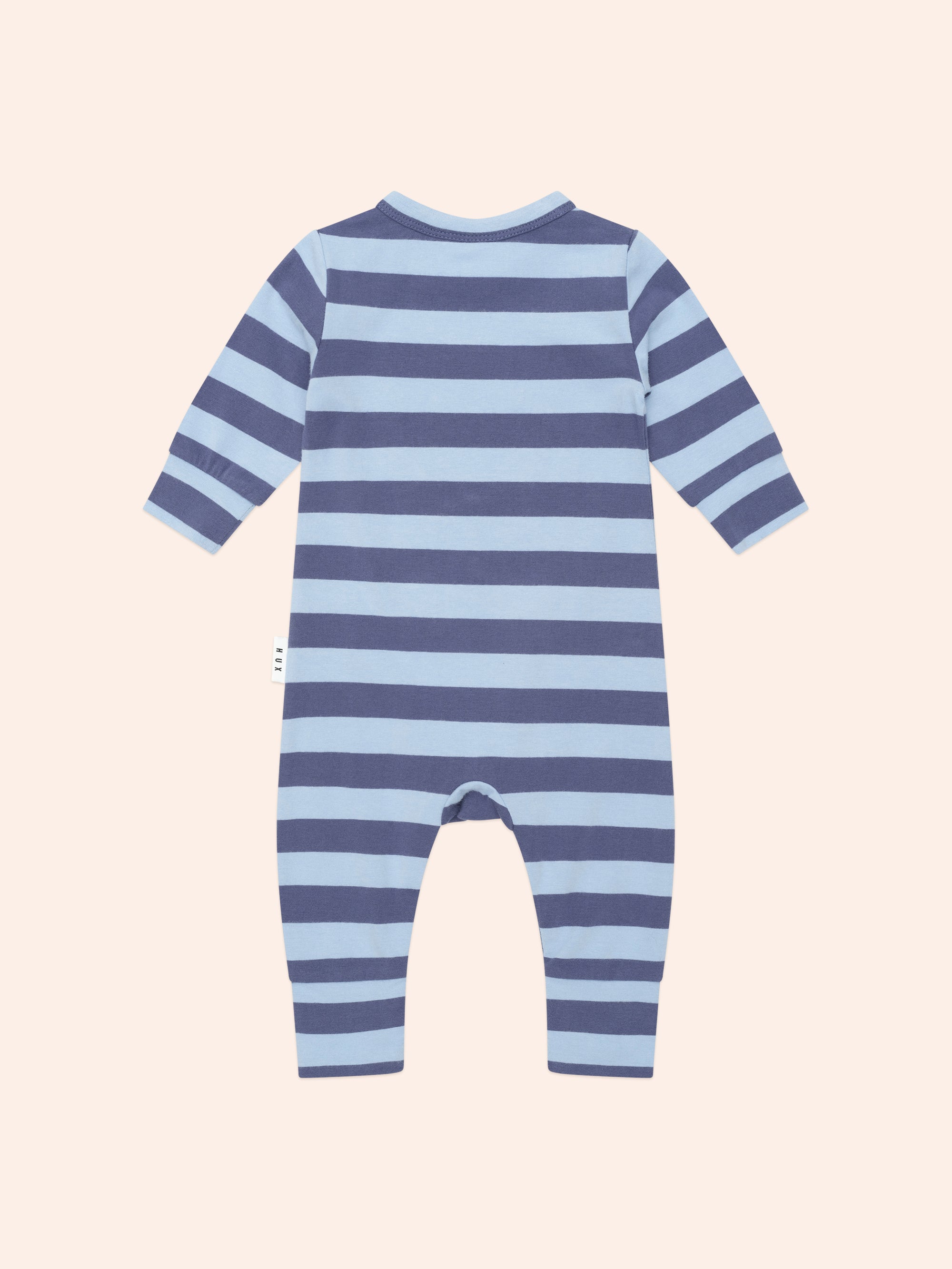 Huxbaby College Hux Blue Stripe Romper