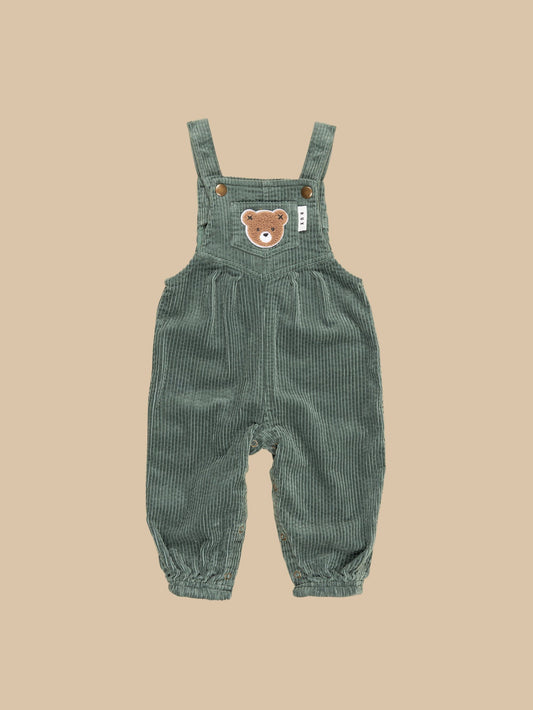 HUXBABY CORD OVERALLS - Light Spruce