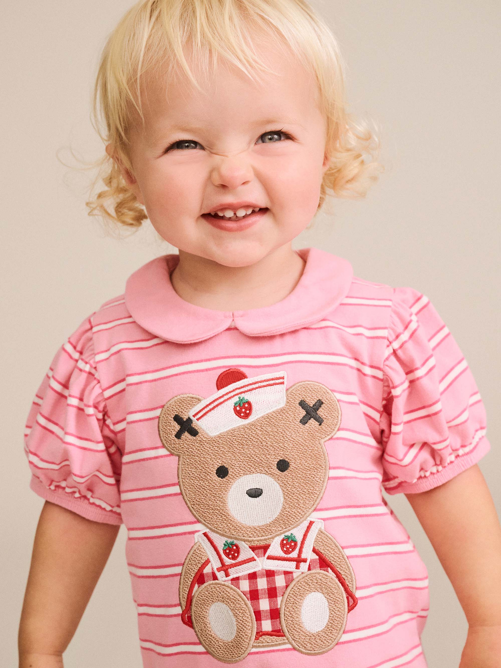 Huxbaby Nautical Huxette Collar Romper
