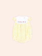 Huxbaby Flower Field Stripe Playsuit
