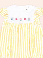 Huxbaby Flower Field Stripe Playsuit