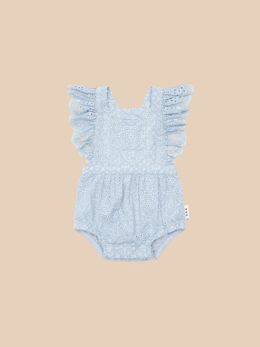 Huxbaby BRODERIE FRILL PLAYSUIT