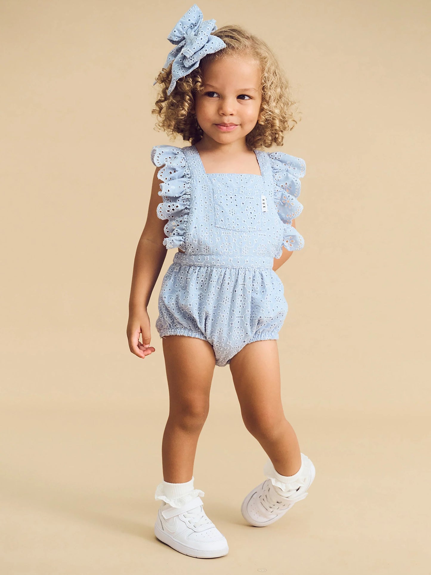 Huxbaby BRODERIE FRILL PLAYSUIT