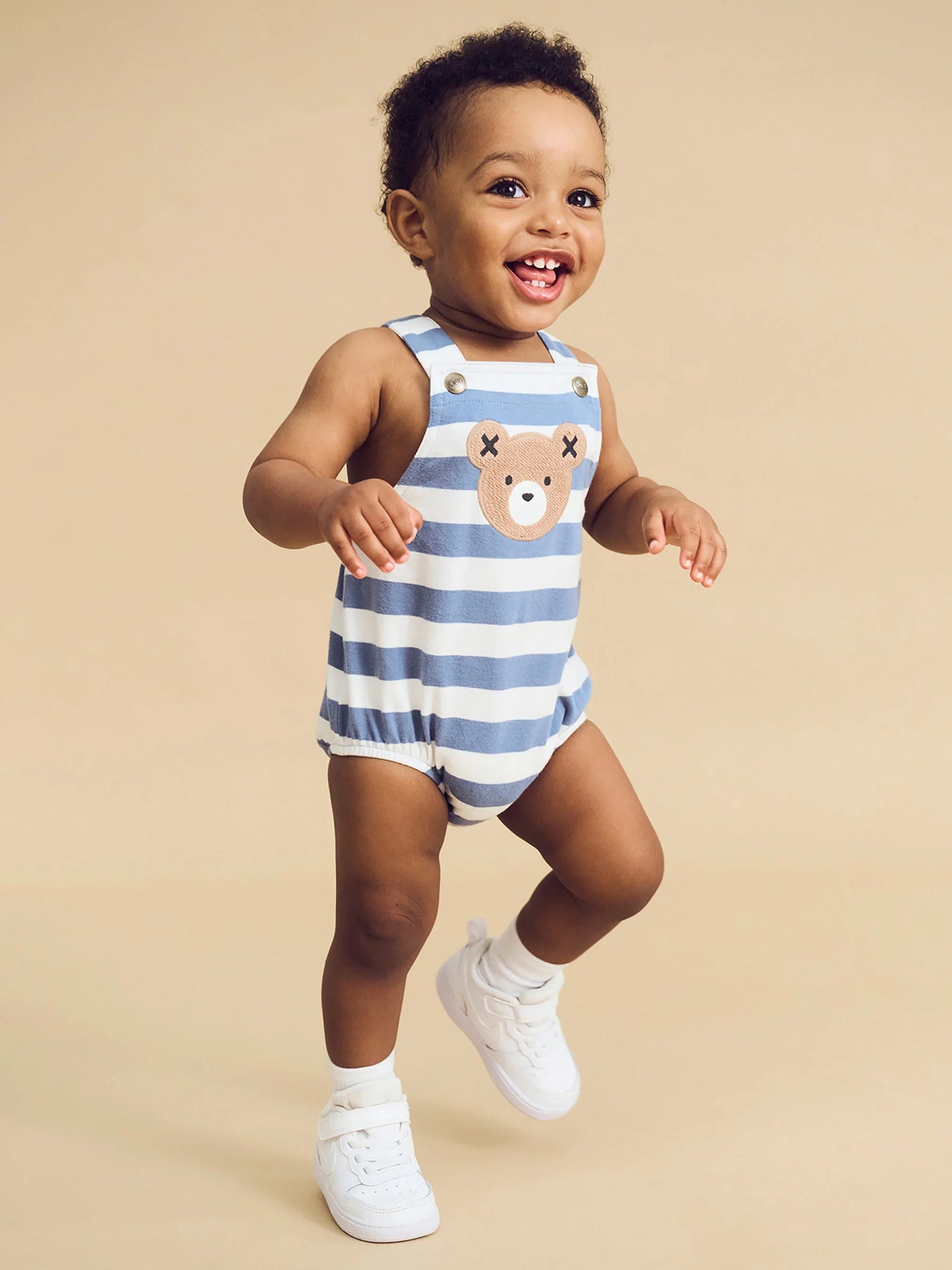 Huxbaby HUXBEAR STRIPE ONESIE