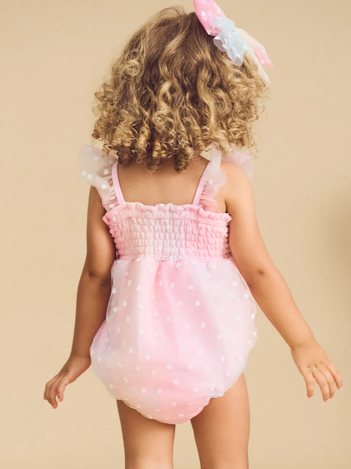 Huxbaby SWEETHEART FRILL TULLE PLAYSUIT