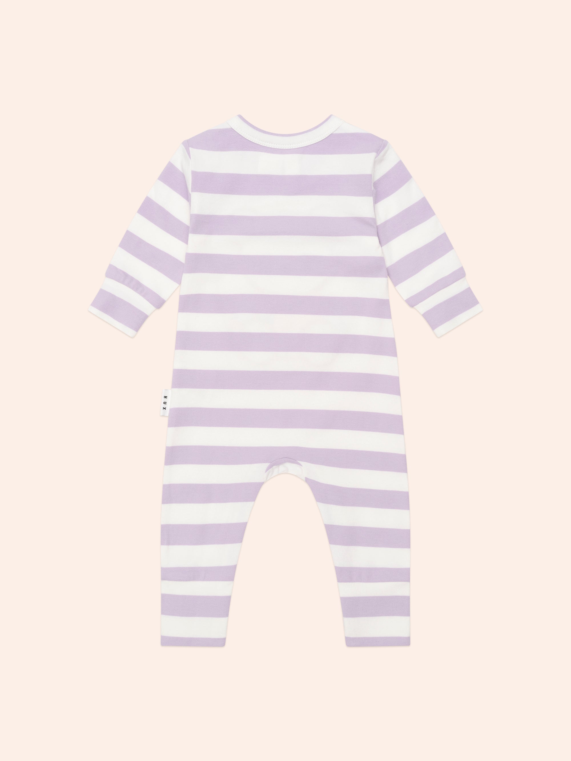 Huxbaby College Hux Orchid Stripe Romper