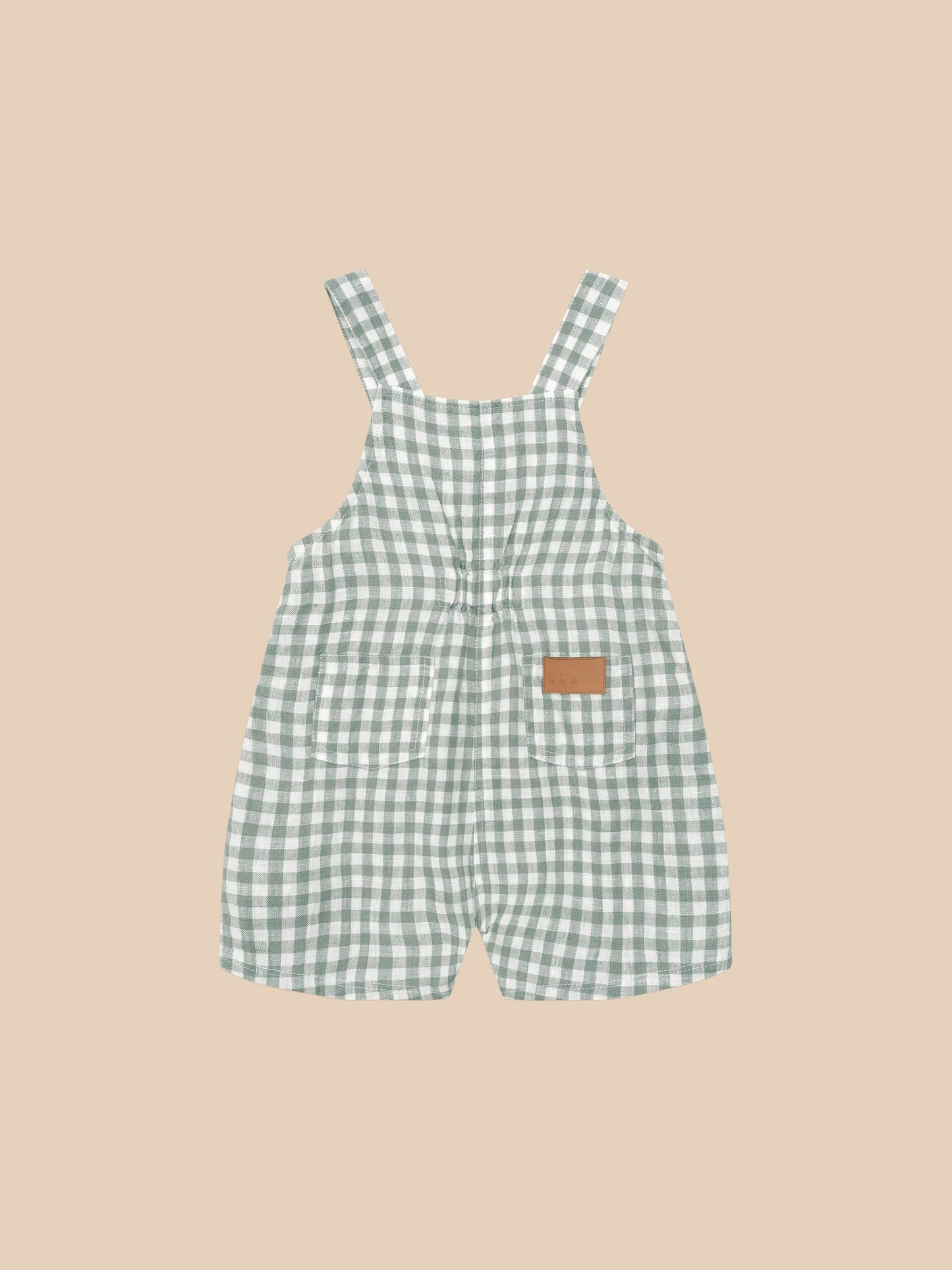 Huxbaby HUXBEAR CHECK SHORT OVERALL