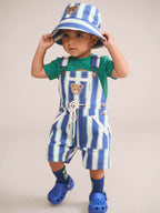 Huxbaby Tropical Stripe Shortall