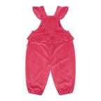 Huxbaby Very Cherry Velour Frill Overall