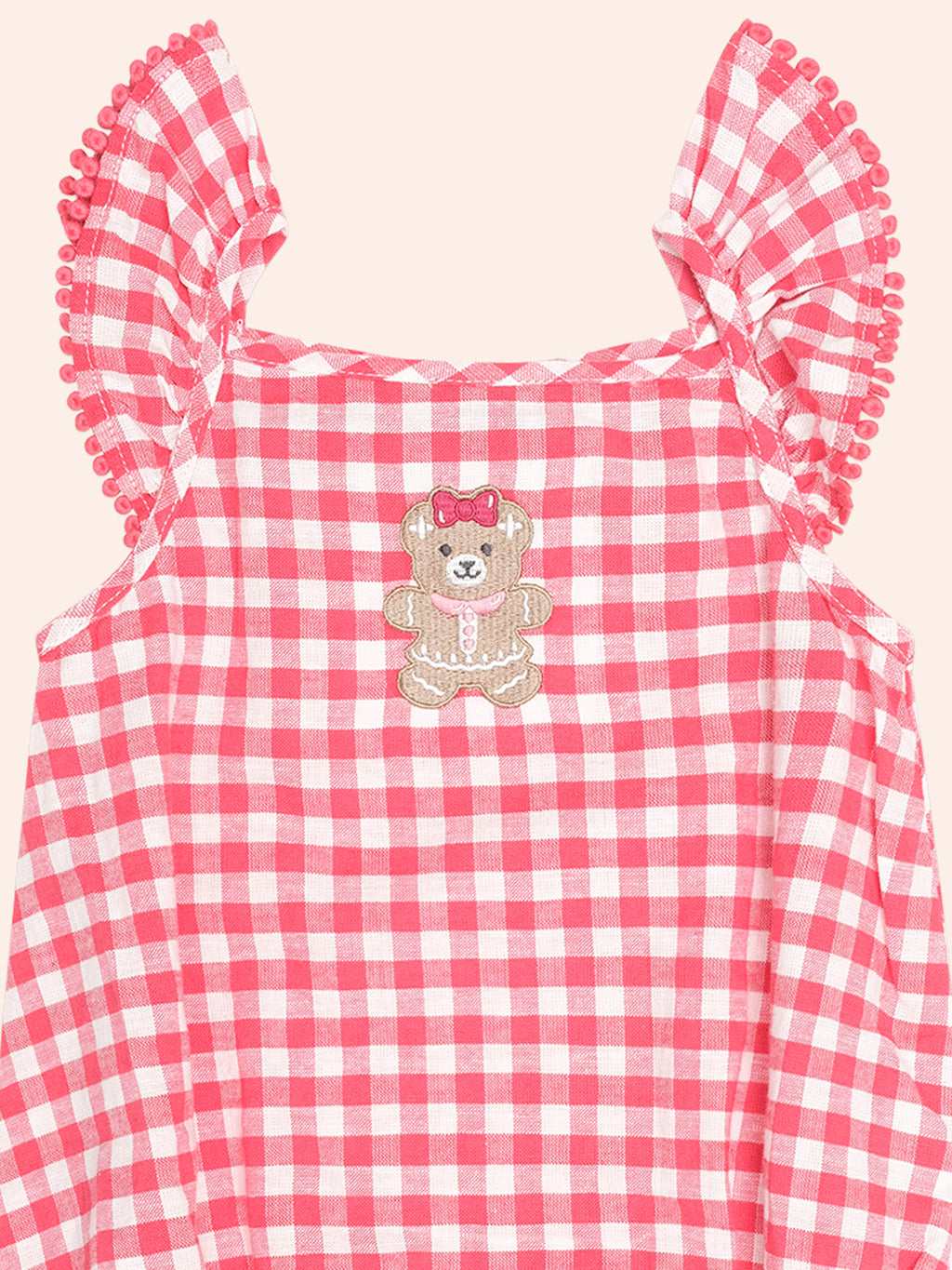 Huxbaby Gingerbread Huxette Bubble Romper