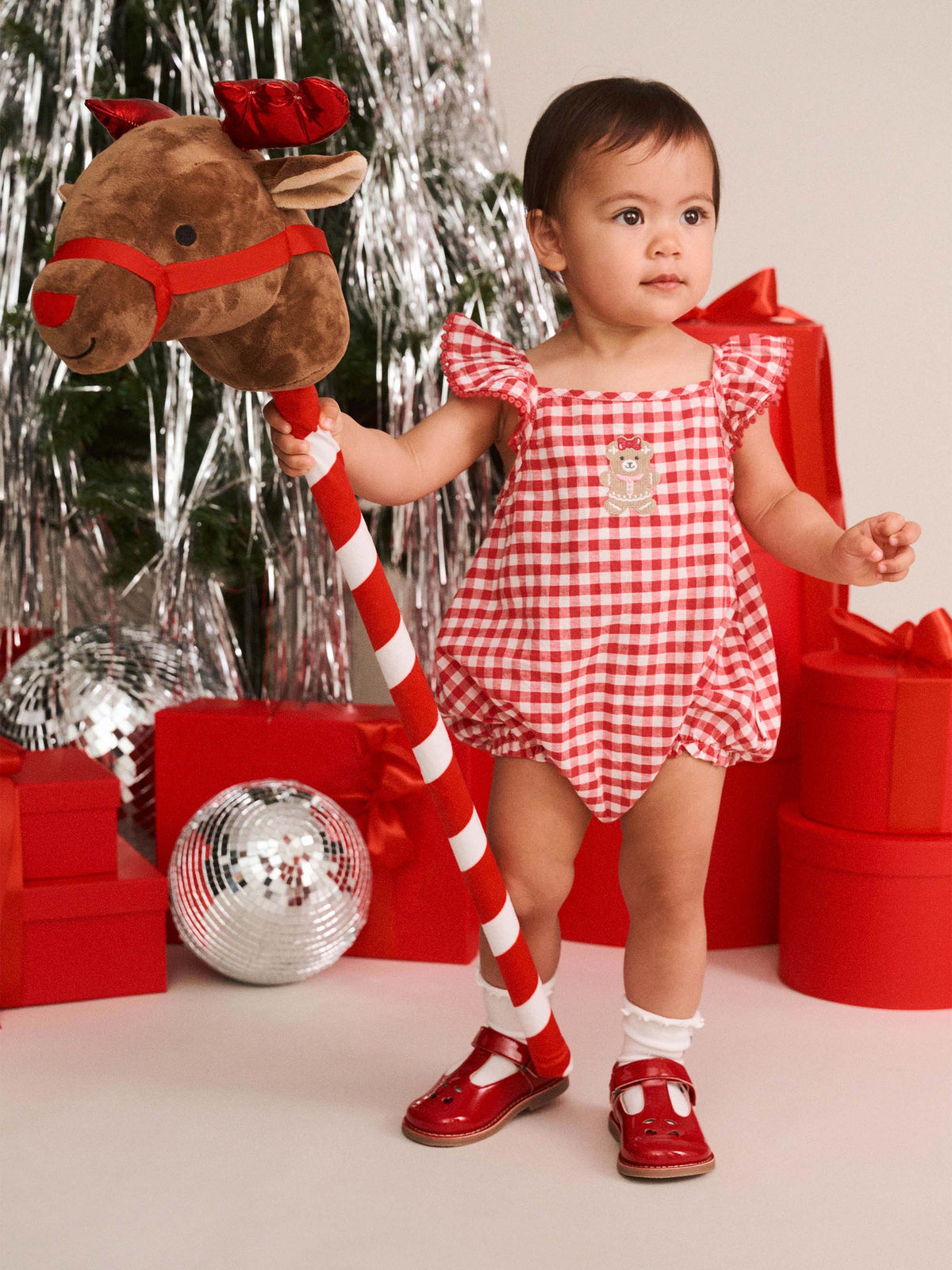 Huxbaby Gingerbread Huxette Bubble Romper