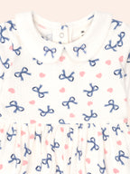 Huxbaby Hearts and Bows Romper