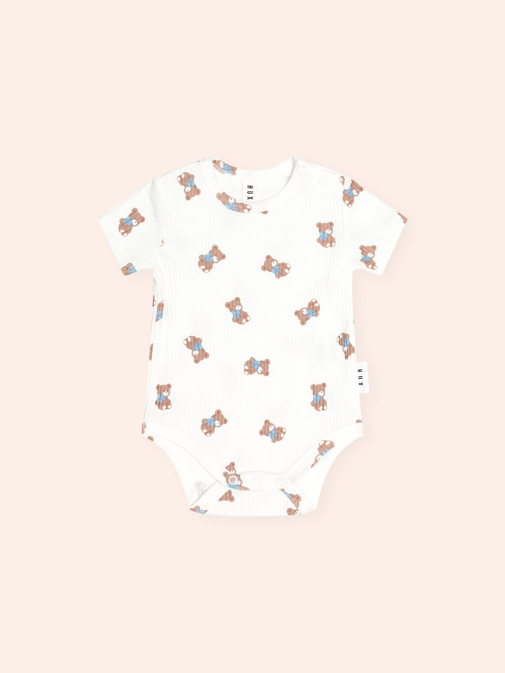 Huxbaby Tumbling Bow Hux Short Sleeve Bodysuit
