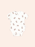 Huxbaby Tumbling Bow Hux Short Sleeve Bodysuit