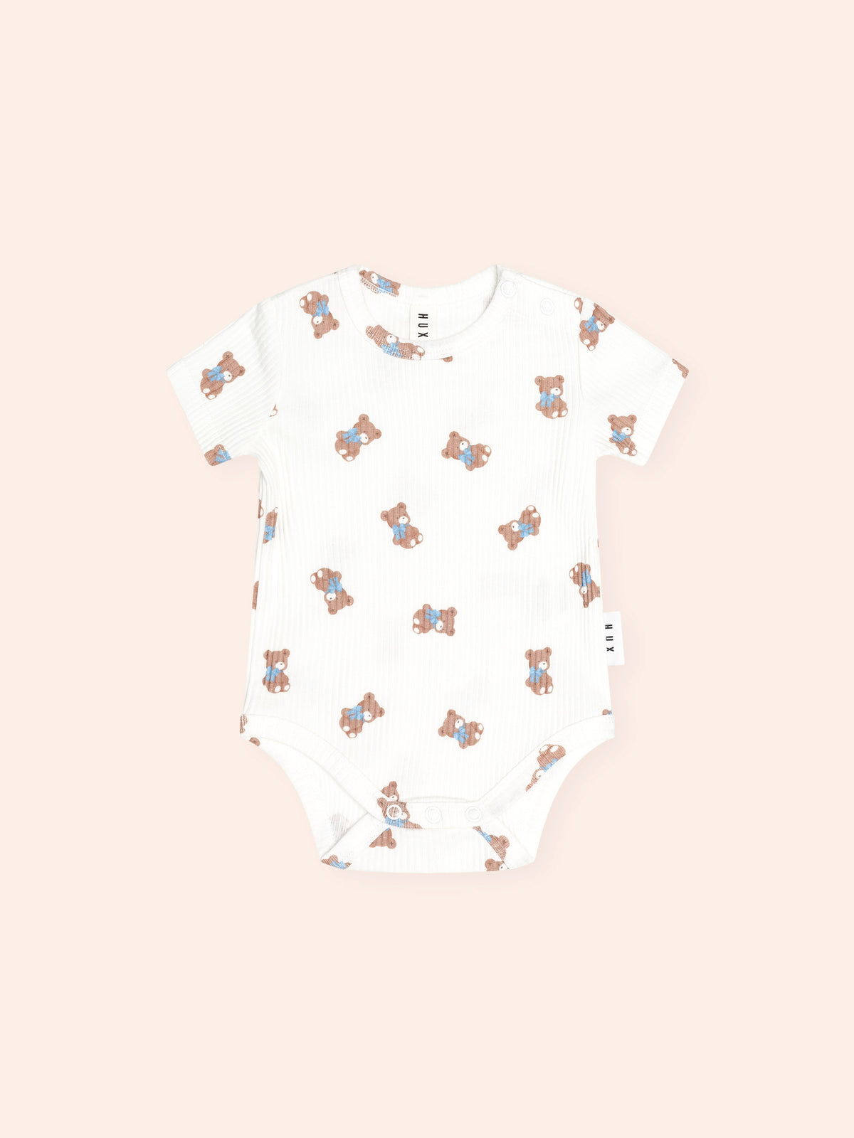Huxbaby Tumbling Bow Hux Short Sleeve Bodysuit