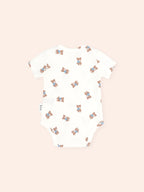 Huxbaby Tumbling Bow Hux Short Sleeve Bodysuit