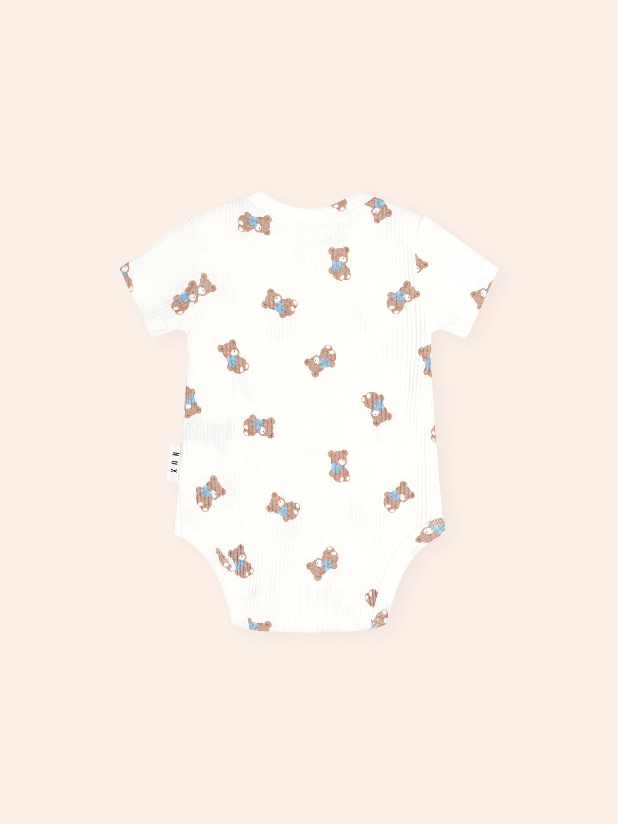 Huxbaby Tumbling Bow Hux Short Sleeve Bodysuit