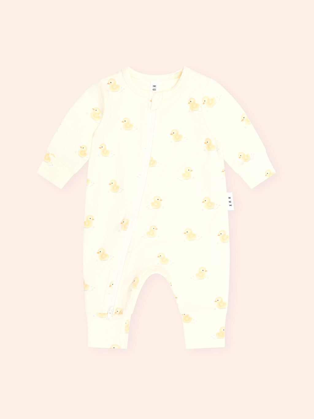 Huxbaby Rubber Duck Zip Romper
