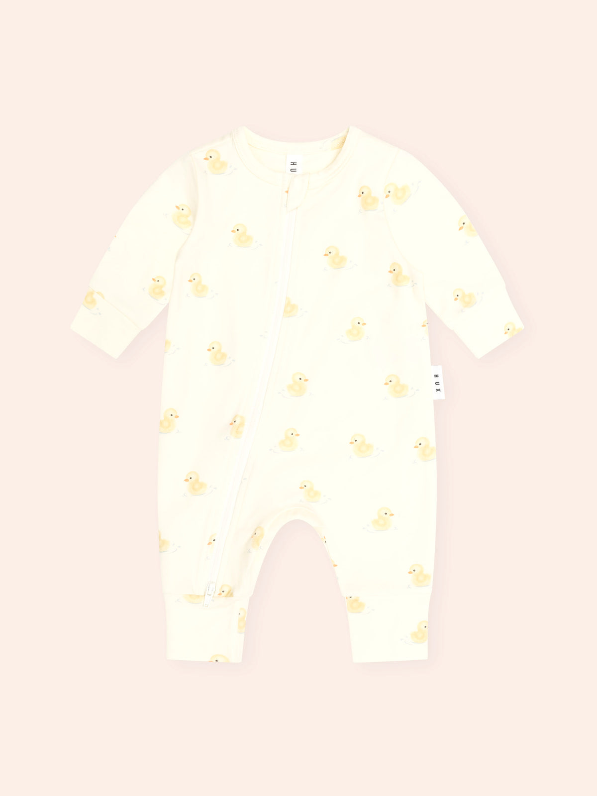 Huxbaby Rubber Duck Zip Romper