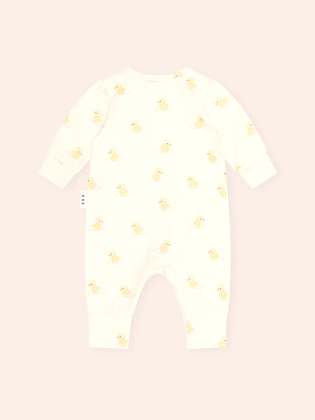 Huxbaby Rubber Duck Zip Romper
