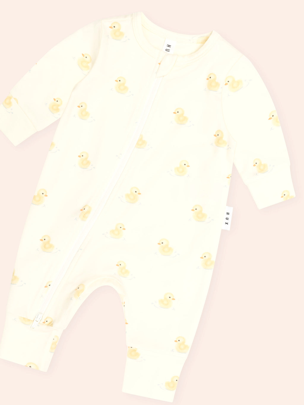 Huxbaby Rubber Duck Zip Romper