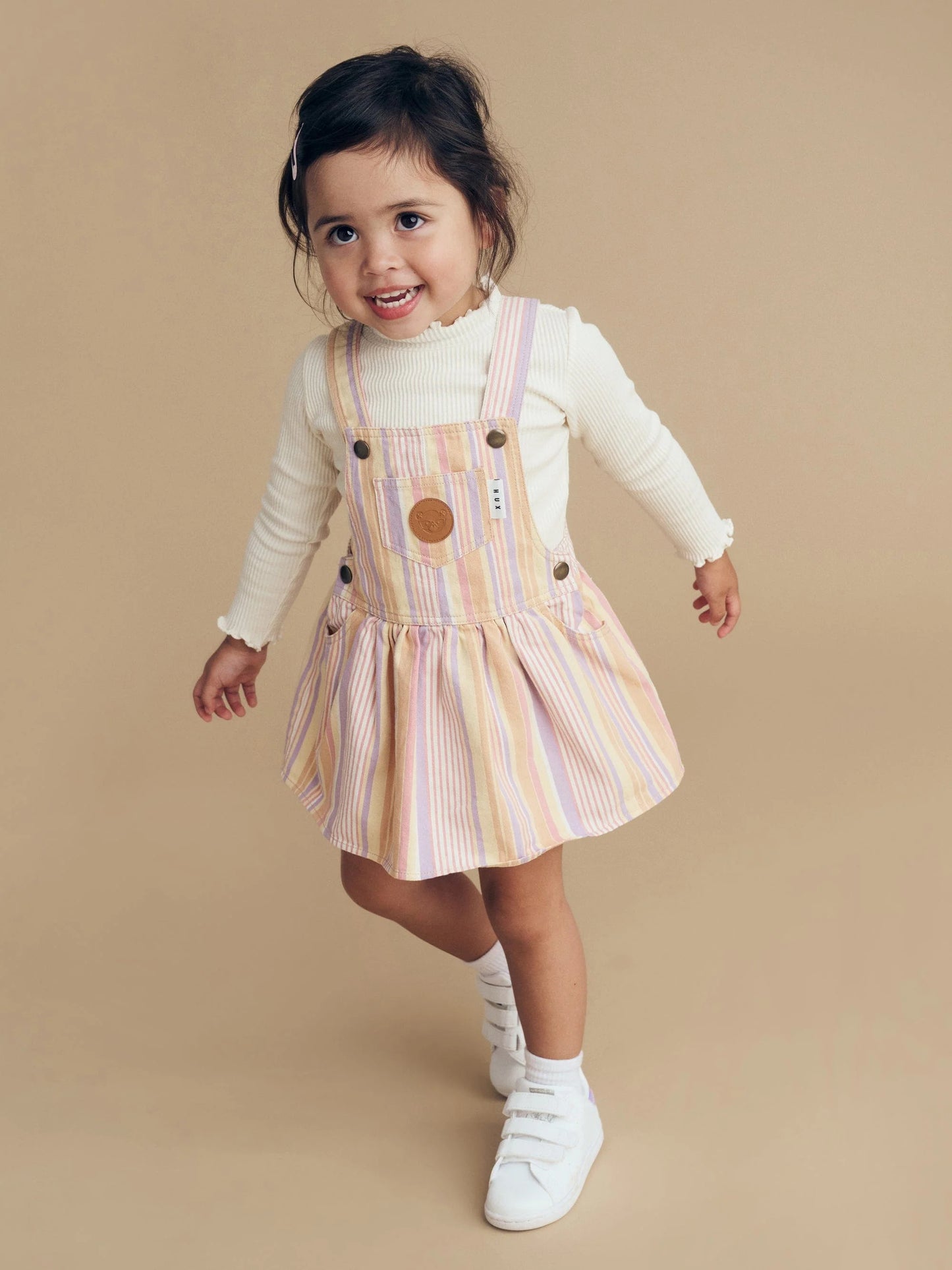 Huxbaby Vintage Stripe Overall Dress