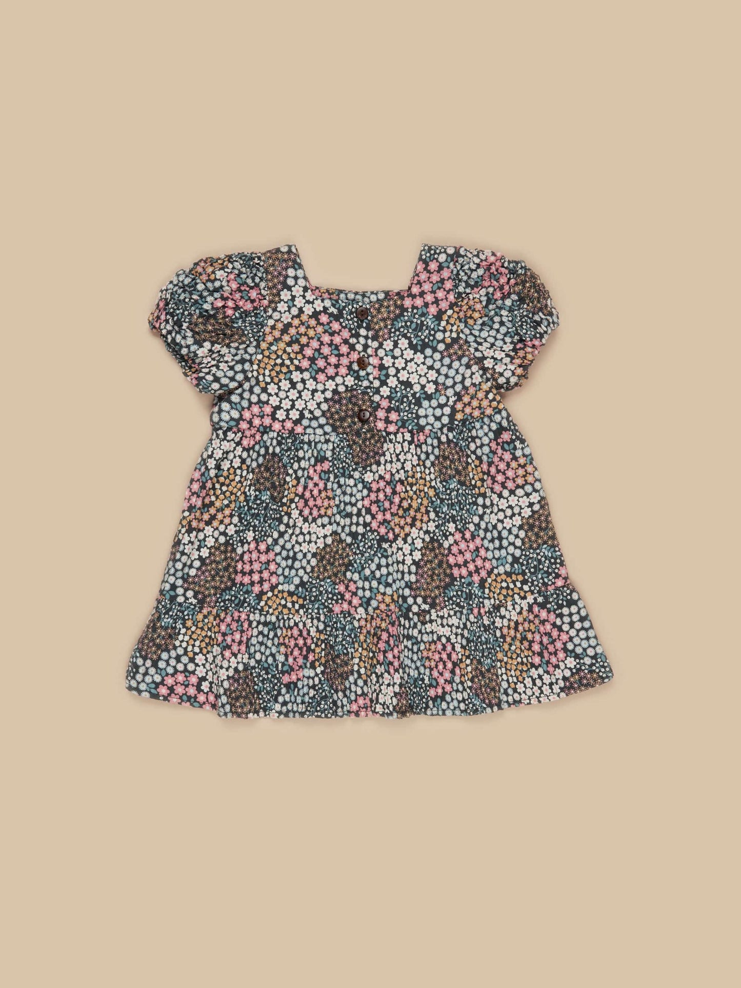 Huxbaby Garden Floral Puff Sleeve Dress