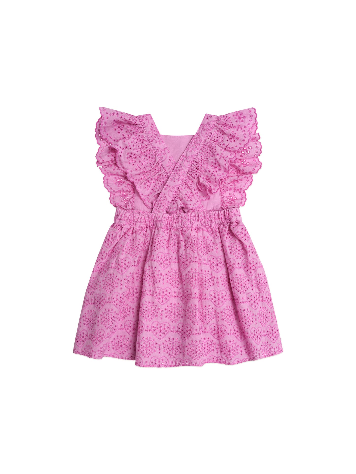Huxbaby Frilly Broderie Pinafore Dress