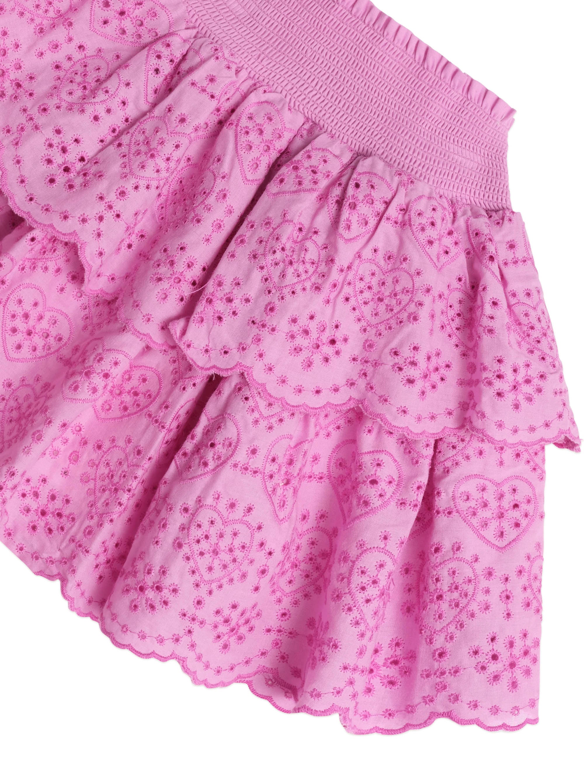 Huxbaby Tiered Broderie Skirt