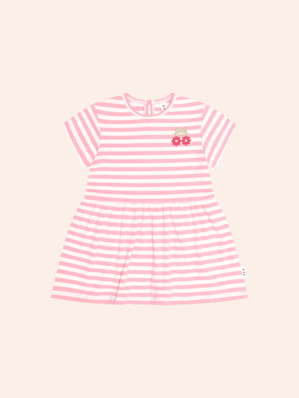 Huxbaby Tropical Twin Flower Dress