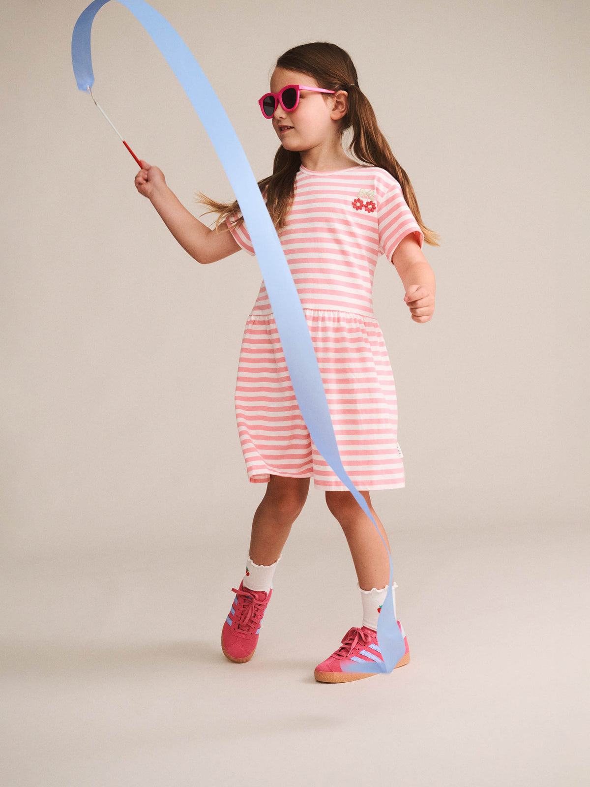 Huxbaby Tropical Twin Flower Dress