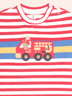 Huxbaby Fireman Hux Stripe Tee