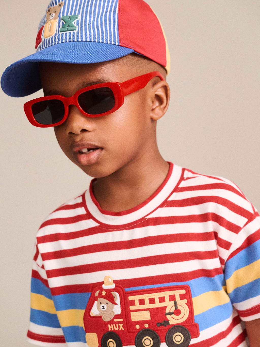 Huxbaby Fireman Hux Stripe Tee