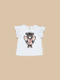 Huxbaby Fairy Bear Frill T-Shirt